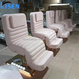 Kisen Modern Luxury Pink Gold Lash <b>Bed</b> - Electric Reclining Facial Spa <b>Bed</b> for Eyebrow & Eyelash Beauty Salon Furniture - Product Image 4