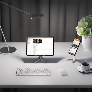 Wholesale Creative Adjustable Foldable Desktop Cell Phone <b>Tablet</b> Stand Holer - Product Image 4