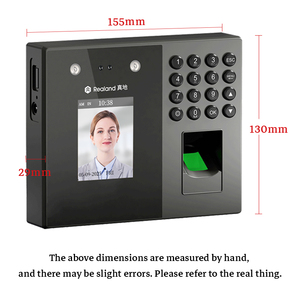 Realand A-F230 Phần Mềm Miễn Phí Sinh Trắc Học Chấm Công Thiết Bị Mặt Vân Tay Lòng Bàn Tay In Thời Gian Ghi Đồng Hồ Nhân Viên Quản Lý - Product Image 4