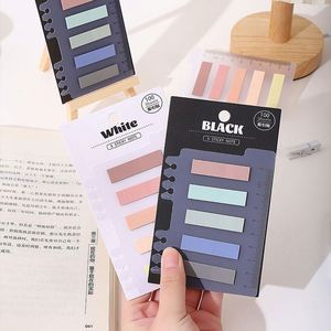 Page Maker Sticky Notes Stationery <b>Memo</b> <b>Pads</b> Sticky Flag Fluorescent PET Colorful Sticky Notes to Do List Sheet Office Decor - Product Image 6