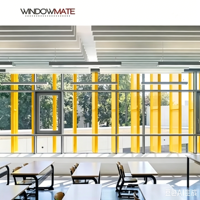 Lames d'aluminium OEM ODM thermolaquées pour façade de centre commercial, ventilation décorative extérieure, imperméables, légères et durables