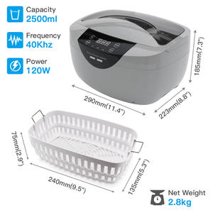 Pulitore a Ultrasuoni Domestico Skymen ODM con Riscaldamento e Degassificazione per E-Commerce, Cliniche Dentistiche, Proprietari di Marchi, Supermercati e Vendita all'Ingrosso - Product Image 6