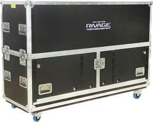 Estuche de Transporte Metálico Personalizable SANTE <span class=keywords><strong>Yamaha</strong></span> PM10 PM7 con Elevación Hidráulica, Extraíble y Portátil, Equipo de Sonido de 100W - Product Image 1