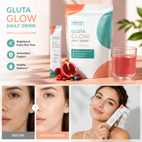 Complément alimentaire pour la beauté de la peau, à base de glutathion liposomal, de vitamine C et de collagène, en poudre, marque privée OEM
