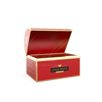 Individuelles Logo Papier Schmuck Koffer Schatzverpackung Karton Schatztruhe Box
