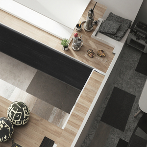 Hiện đại Anodized Hợp kim nhôm gạch TRIM l-hình nhiệm vụ nặng nề không thấm nước bên ngoài sàn cạnh dải chuyển tiếp - Product Image 6