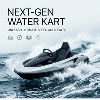 Fournisseur de bateaux aquatiques à coque en fibre de verre élégante, jet-boat monoplace, bateau de course aquatique, croiseur de loisirs en mer