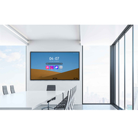 Pizarra Interactiva Inteligente 4K de 65/75/85/86/98 Pulgadas con Pantalla LCD Multitáctil de 20 Puntos para Salas de Reuniones