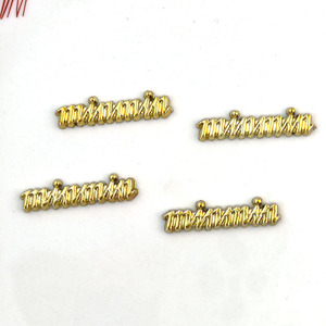 Golden Min <b>Letter</b> <b>Plastic</b> Resin DIY Jewelry Accessories Hair Clips 10 Cm Daily Use - Product Image 1