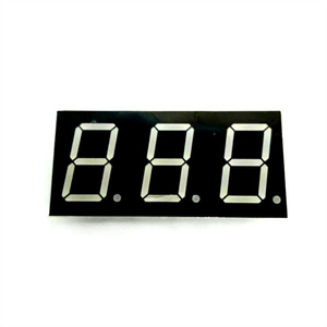 Blaue 0,8 Zoll 3-stellige 7 Segment LED-Anzeige Houkem-8031-A/BB 11Pins CC <span class=keywords><strong>CA</strong></span> - Product Image 1