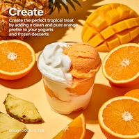 Arôme concentré hydrosoluble saveur orange, qualité alimentaire, pour boulangerie et jus de fruits