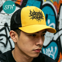 Gorra de Malla de Algodón Puro para Actividades al Aire Libre y Formación de Equipos, con Logotipo Personalizado, Protección Solar de Verano, Transpirable, Tipo Trucker