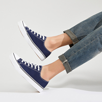 Nouvelle collection : Espadrilles plateforme en toile vulcanisées à lacets, personnalisables, à prix abordable pour femmes et hommes