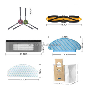 Pack personnalisé de pièces de rechange durables pour robot aspirateur compatible avec Ecovacs <span class=keywords><strong>Ozmo</strong></span> <span class=keywords><strong>T8</strong></span> T9 <span class=keywords><strong>Pro</strong></span> T9 Aivi - Product Image 1