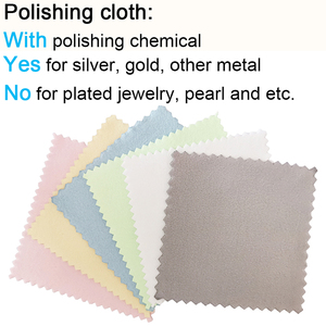 Small Anti Tarnish Embossed Logo Soft Personalized Customized Custom Suede Microfiber Jewelry <strong>Cloth</strong> - Product Image 2