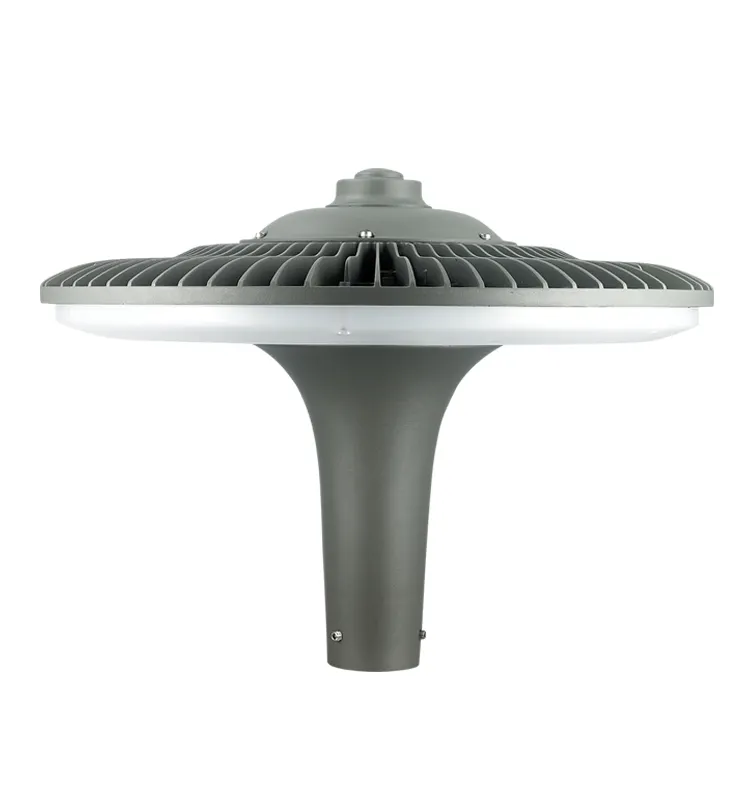 Round LED Pole Light Post Top Commercial Parking Lot Lighting Fixtures