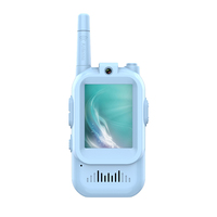 Jouet interphone vidéo pour enfants, lot de 2 talkies-walkies portatifs avec écran LCD, caméra, fonction press-to-talk, cordon anti-perte pour garçons et filles