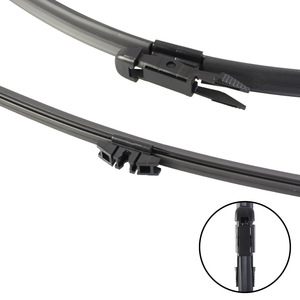 Juego de Escobillas Limpiaparabrisas Delanteras y Traseras sin Marco para Ford Edge Mk2 2015-2019, de Caucho Natural - Product Image 1