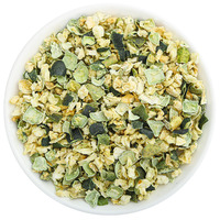 Vente en gros de granulés de thé froid mélangés de melon d'hiver séché, réfrigérés en vrac, 500g, thé Oolong au citron et feuille de lotus