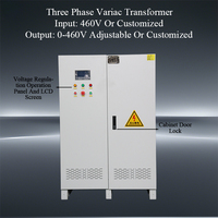 Transformateur variable réglable à large plage de puissance, bobine toroïdale flyback triphasée 460V de haute qualité, personnalisable, 150KVA-200KVA