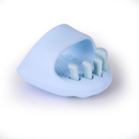 Semelles orthopédiques correctrices pour l'alignement des jambes en O ou en X, inserts pour la supination du pied, soutien de la voûte plantaire, lavables, antidérapantes, pour hommes et femmes, bleues
