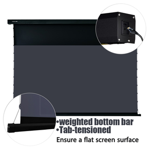 Écran de projection électrique tubulaire SCREENPRO 3C anti-taches, motorisé, 8K HD ALR, à tensionnement par languettes, vente chaude en usine - Product Image 4