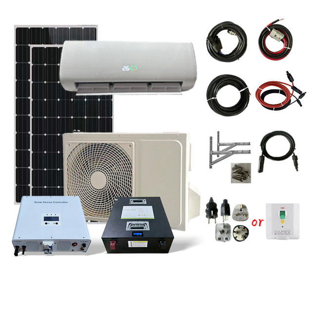 All One Portable 3in1 Solar Air Conditioner MPPT Charging Battery Backup Integrated System for Household Use for RV Camping Boat