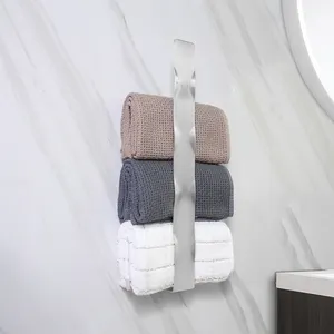 Держатель для полотенец аксессуары для ванной комнаты вешалка для полотенец самоклеющаяся вешалка для полотенец нержавеющая сталь