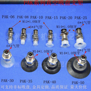 ขายึดถ้วยดูดสุญญากาศ Pak 60 Rc 1/8 แบบติดผนังด้านเดียวมาตรฐาน - Product Image 5