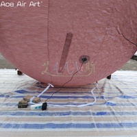 Modèle d'œil gonflable imprimé numériquement, ballon géant gonflable en forme d'œil pour les promotions et les expositions