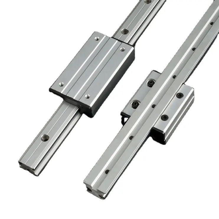 Dual Shaft Rail Roller Linear Guide Rail With Linear Roller Carriage LGD12