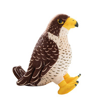 Peluche Aigle de Simulation, Petit Faucon, Jouet Éducatif pour Enfants, Rembourrage en Coton PP, Ornement