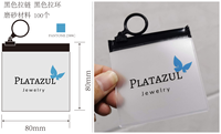Sac de rangement en PVC transparent avec fermeture éclair pour bijoux, pochette pour pierres précieuses, bracelet en perles, mala de prière, protection anti-oxydation