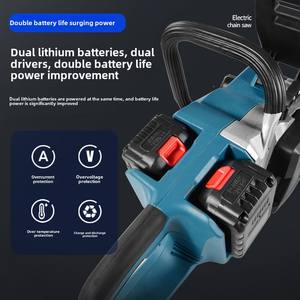 Scie à chaîne électrique rechargeable de poche à grande échelle Green Power à usage domestique Scie à essence comparable à <span class=keywords><strong>batterie</strong></span> au lithium haute puissance pour OEM - Product Image 3