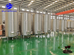 Serbatoio di Fermentazione del <span class=keywords><strong>Vino</strong></span> in Acciaio <span class=keywords><strong>Inox</strong></span> 2000L/3000L/4000L/5000L con Coperchio Flottante, Recipiente a Pressione per Impianti Vinicoli - Product Image 4