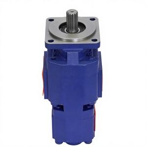 Pompe à engrenages hydraulique double tandem HUAMAO en fonte bleue haute pression pour excavatrice, chargeuse, construction 1 - Product Image 2