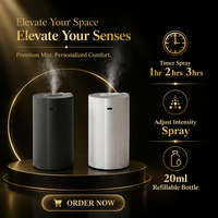 Diffuseur de parfum intelligent pour voiture, mini diffuseur d'arômes portable rechargeable, machine à parfum, vaporisateur d'air frais