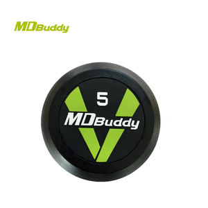 MDBuddy sıcak satış kauçuk dambıl kauçuk kaplı dambıl - Product Image 5