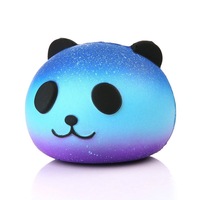 Juguete de poliuretano de rebote lento, figura blanda de gato con forma de helado, ciervo del cielo estrellado, muñeco unicornio, juguete antiestrés