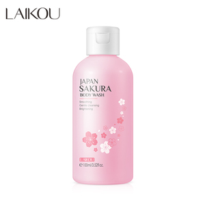 Laikou SAKURA สบู่เหลวทำความสะอาดร่างกายอ่อนโยนอ่อนโยนสบู่อาบน้ำมินิสำหรับการเดินทางสดใส - Product Image 6