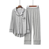 Ensemble de Pyjama 2 Pièces pour Femme, Vêtements de Nuit Doux pour Femme