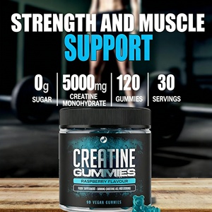 Gummies de créatine monohydrate Capital Label Sport, supplément <span class=keywords><strong>pré</strong></span>-entraînement pour la croissance musculaire et l'impulsion énergétique, de la Société d'État - Product Image 3