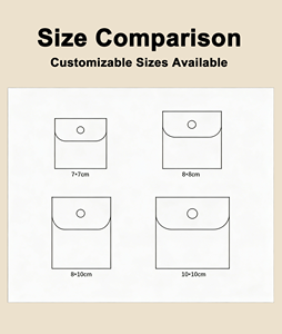 IDEA DE REGALO, Bolsa de Joyería de Lujo, de Terciopelo y Microfibra, con Logotipo Personalizado, Bolsa para Guardar Joyas - Product Image 3