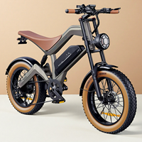 Scooter Électrique M20 Rétro Urbain pour Trajets Quotidiens, Vélo Électrique Tout-Terrain, Vélo à Neige, Vitesse Variable, Antidérapant, Non Pliable, Livraison Possible en Europe