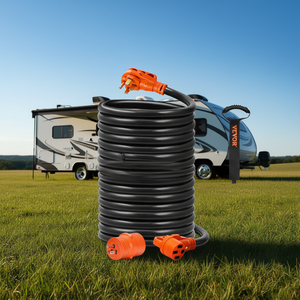 Cable de Alimentación para RV de Alta Resistencia Vevor de 50 Pies, Conector Hembra 14-50R, Conector Macho 14-50P, Adaptador de 15A para RVs y Caravanas, Certificado ETL - Product Image 2