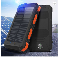 Prix usine 20000mAh Haute Capacité Portable Banques D'énergie Solaire Chargeur Solaire Universel avec Boussole pour Voyage Camping Randonnée