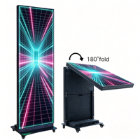 Écran LED ultra-plat pour affichage numérique intérieur, lecteur de signalisation publicitaire, contrôle cloud pour salon de thé, fleuriste
