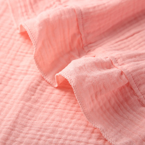 Serviette de bain pour bébé à double couche <span class=keywords><strong>ultra</strong></span>-douce avec bord festonné et couverture de poussette, couverture en mousseline pour nourrissons et tout-petits - Product Image 5
