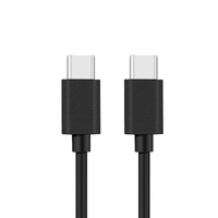 Nouveau câble de données USB-C vers USB-C 2026, câble de charge double USB-C, câble de charge rapide PD, 1 mètre, compatible avec les téléphones mobiles