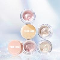 Juicy Pang Glossy Mineral Jelly Highlighter Corps Visage Highlight Private Label Shimmer Waterproof Liquid Vegan Long Lasting